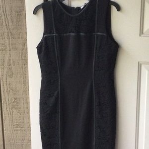 Calvin Klein Black Lace Sleeveless Dress Size 6
